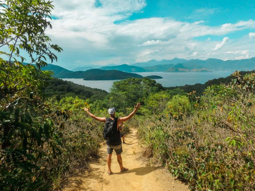Hiking trail on Ilha Grande